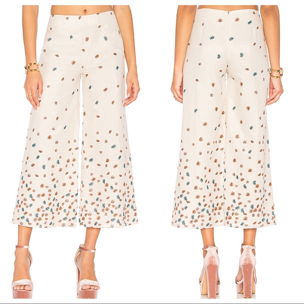 NEW LPA Pants 207 in Lurex Floral - Picture 2 of 14